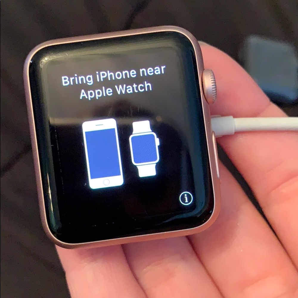 Rose gold series 1 Apple Watch